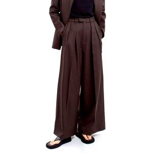Designer Pallazo Pants Espresso